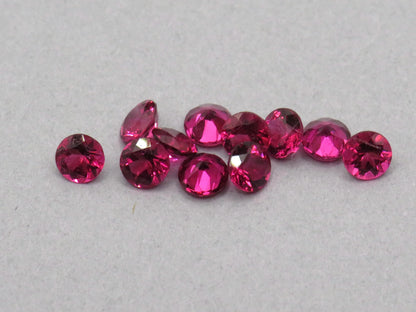 Rubellite Pink Tourmaline Round Loose Gemstone | 3.5mm | Per Stone - Rubellite Tourmaline - GemEnthusiast