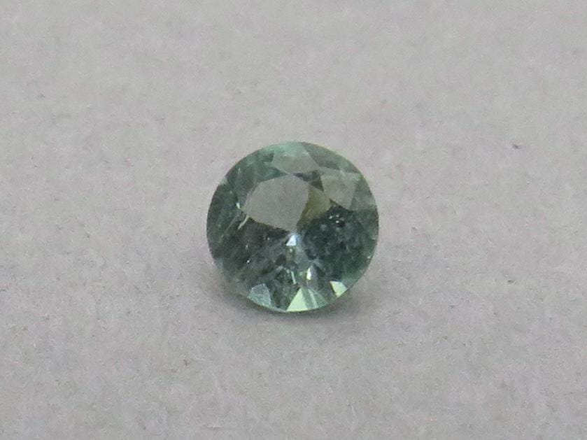 RARE Kornerupine Gemstone | 4.1mm Round Faceted Stone | Natural Inclusions | Z230 - Kornerupine - GemEnthusiast