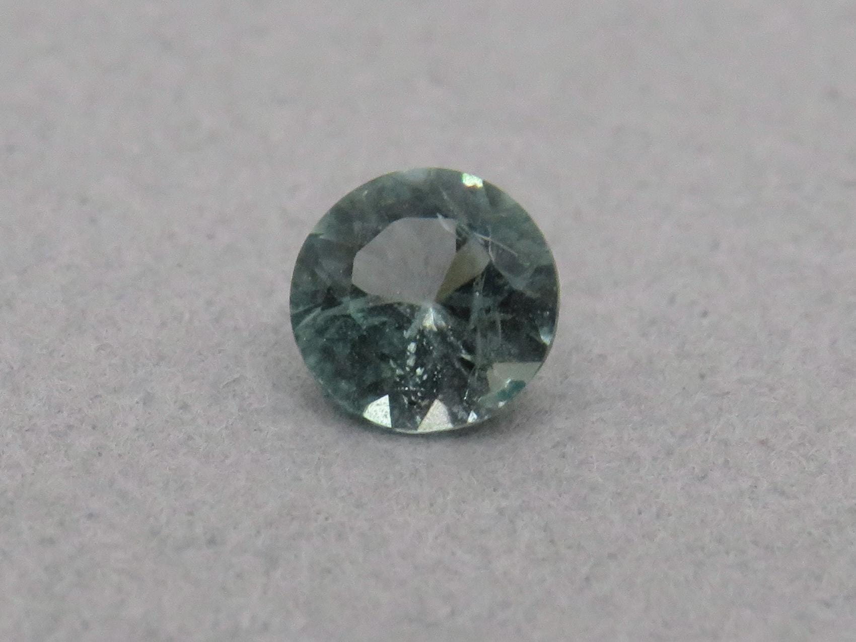 RARE Kornerupine Gemstone | 4.1mm Round Faceted Stone | Natural Inclusions | Z230 - Kornerupine - GemEnthusiast