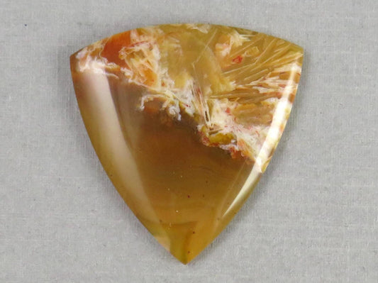 Condor Sagenite Agate Cabochon | Chalcedony from Patagonia Argentina | AG306 - Condor Agate, Sagenite Agate - GemEnthusiast
