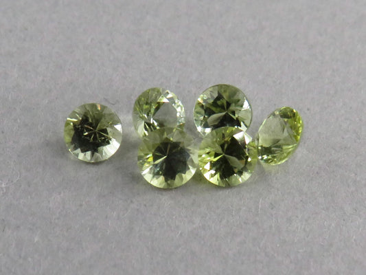 3.5mm Green Tourmaline - Himalaya Mine, San Diego County, California | Sold Per Stone | Pale Green - California Tourmaline - GemEnthusiast