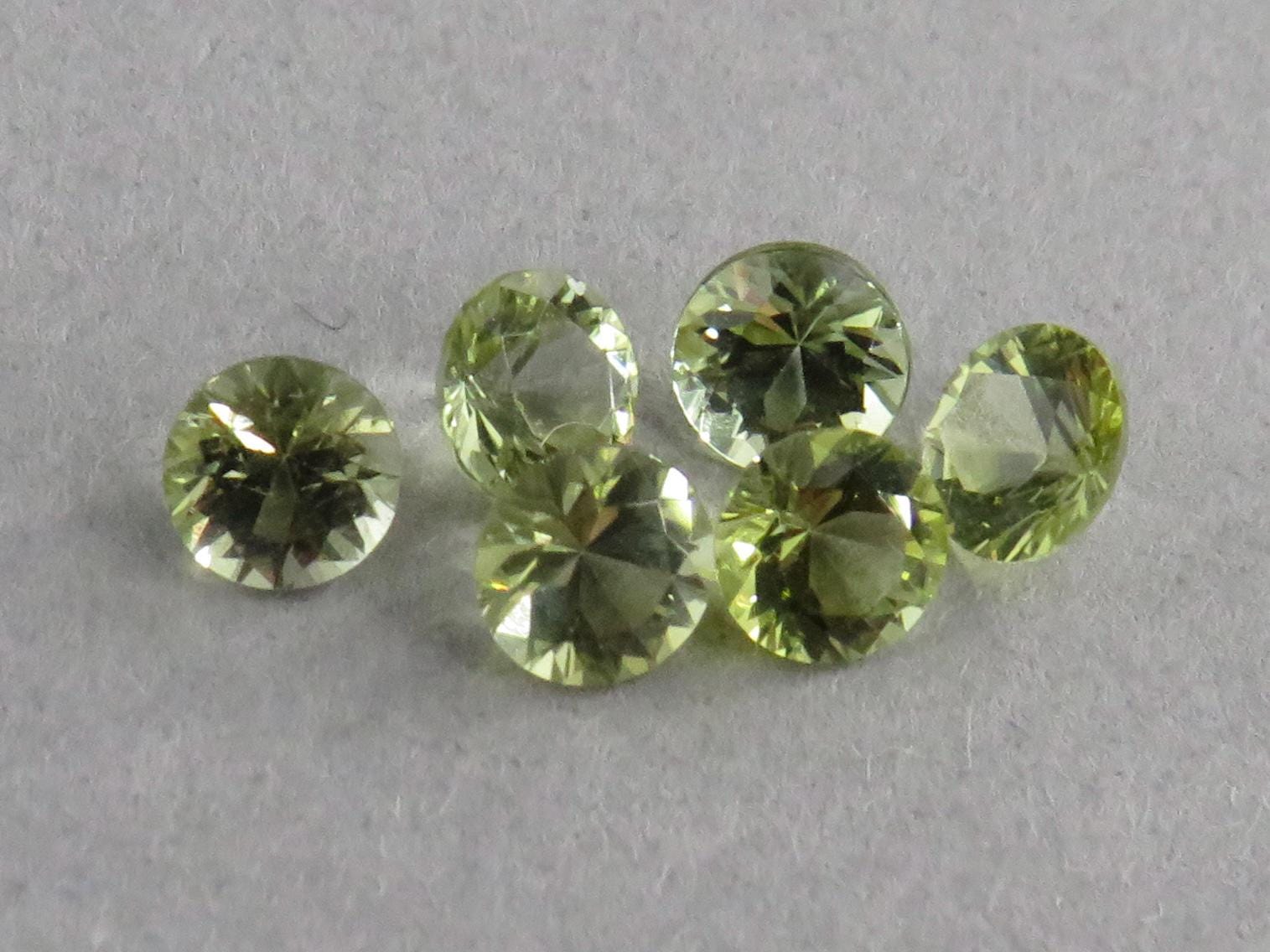 3.5mm Green Tourmaline - Himalaya Mine, San Diego County, California | Sold Per Stone | Pale Green - California Tourmaline - GemEnthusiast