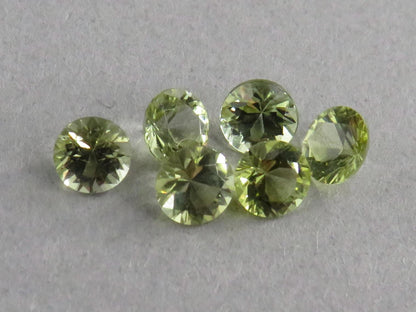 3.5mm Green Tourmaline - Himalaya Mine, San Diego County, California | Sold Per Stone | Pale Green - California Tourmaline - GemEnthusiast