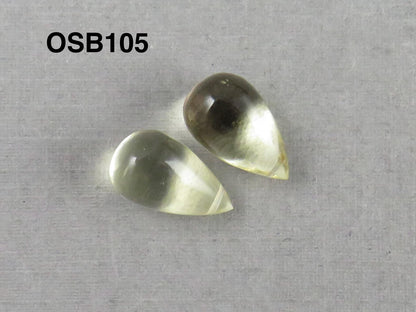 Oregon Sunstone | Smooth Briolette Pairs | Oregon, USA | Per Pair - Oregon Sunstone - GemEnthusiast