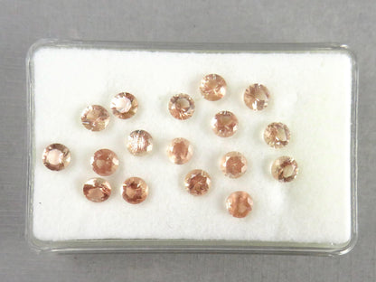 4.5mm Oregon Sunstones | Round Exceptional Cut | Medium, Light, or with Schiller | Per Stone - Oregon Sunstone - GemEnthusiast