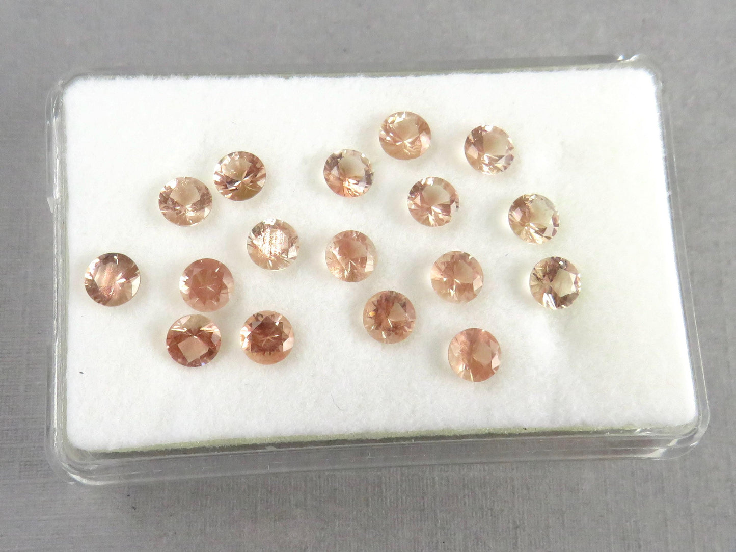 4.5mm Oregon Sunstones | Round Exceptional Cut | Medium, Light, or with Schiller | Per Stone - Oregon Sunstone - GemEnthusiast
