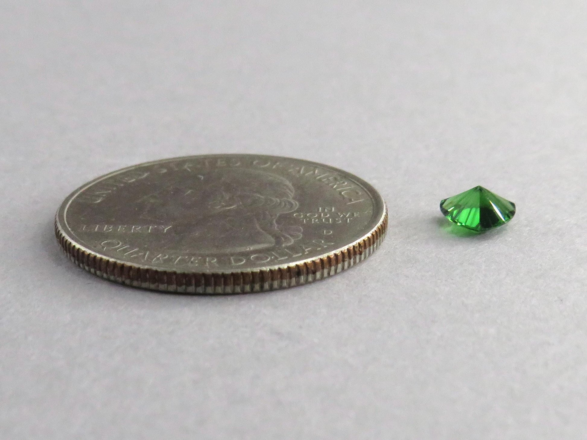 Chrome Tourmaline Trillion | 5.5mm | Tanzania | TO570 - Chrome Tourmaline - GemEnthusiast