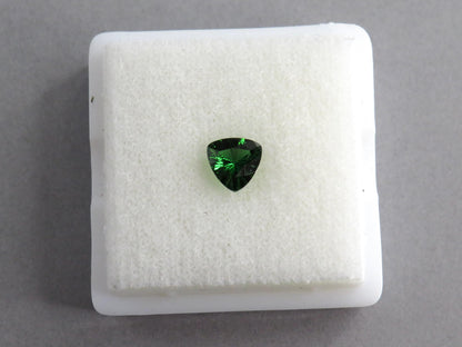 Chrome Tourmaline Trillion | 5.5mm | Tanzania | TO570 - Chrome Tourmaline - GemEnthusiast