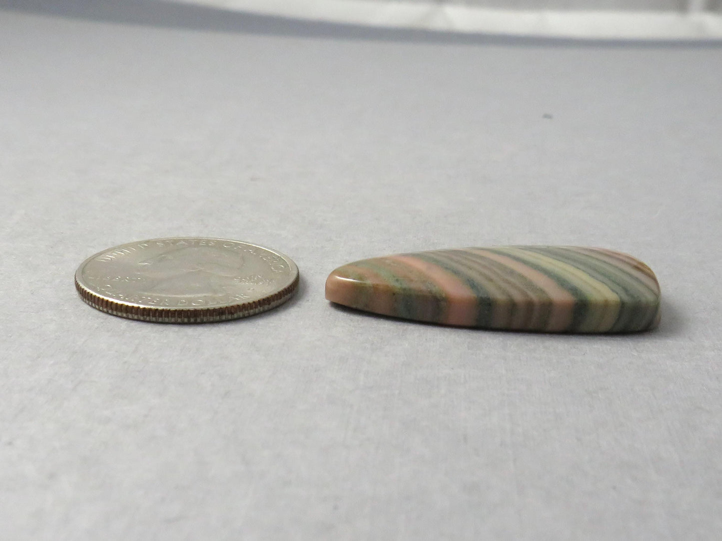 Saturn Chalcedony Cabochon | 36x29x5 | Natural Loose Gemstone | 32 carats | CA343 - Saturn Chalcedony - GemEnthusiast