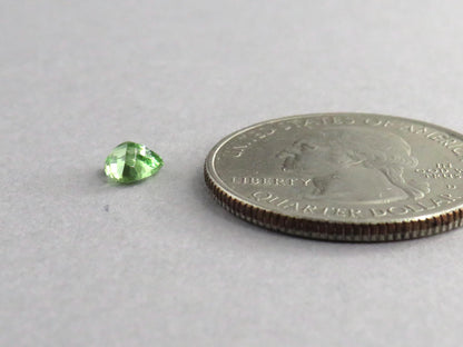 Fluorescent Grossular Garnet | 4.9mm Trillion | East Africa | GR106 - Grossular Garnet - GemEnthusiast