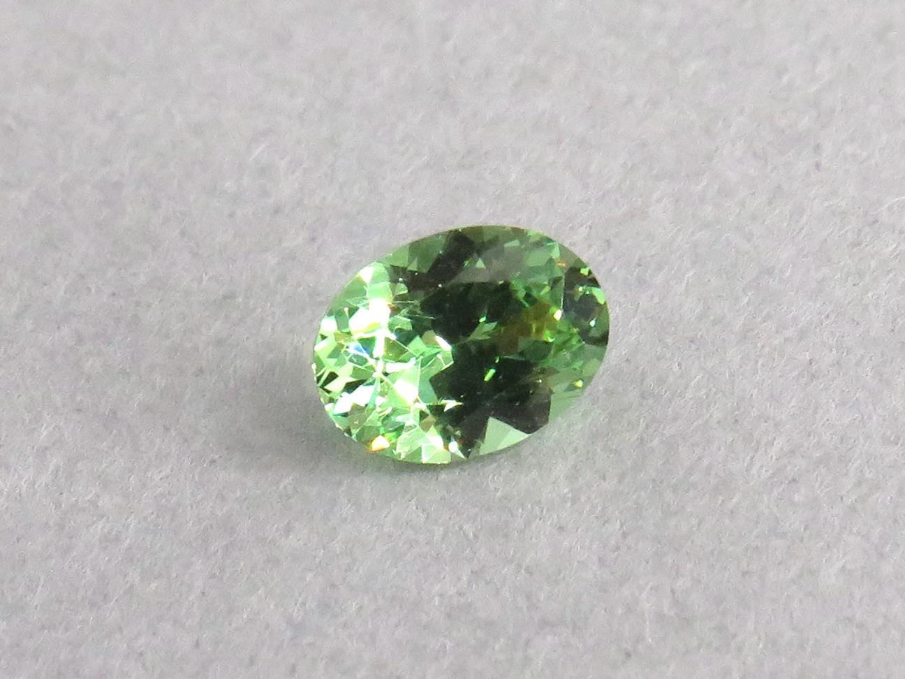 Fluorescent Grossular Garnet | 4.9mm Oval Gemstone | East Africa | GR105 - Grossular Garnet - GemEnthusiast