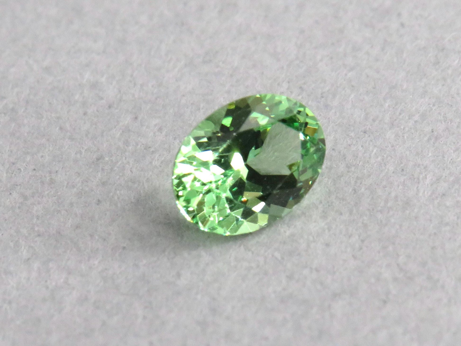Fluorescent Grossular Garnet | 4.9mm Oval Gemstone | East Africa | GR105 - Grossular Garnet - GemEnthusiast