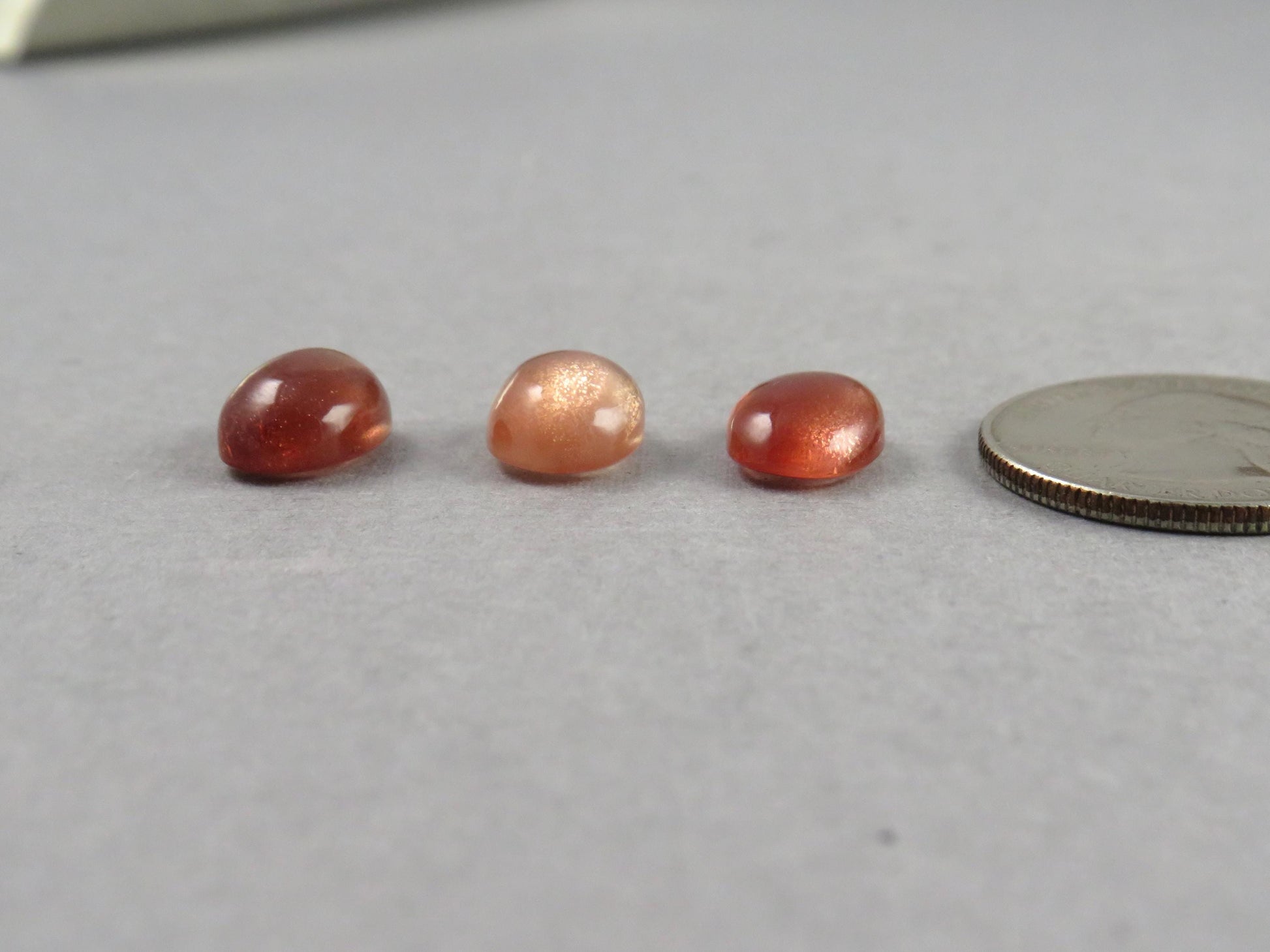12x9 Oregon Sunstone Oval Cabochons | PER STONE | Mined in the USA | OSC344 - Oregon Sunstone - GemEnthusiast