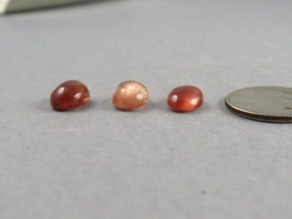 12x9 Oregon Sunstone Oval Cabochons | PER STONE | Mined in the USA | OSC344 - Oregon Sunstone - GemEnthusiast
