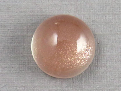 10mm Oregon Sunstone Round Cabochon | Natural American Gemstone | 4 carats | OSC350 - Oregon Sunstone - GemEnthusiast
