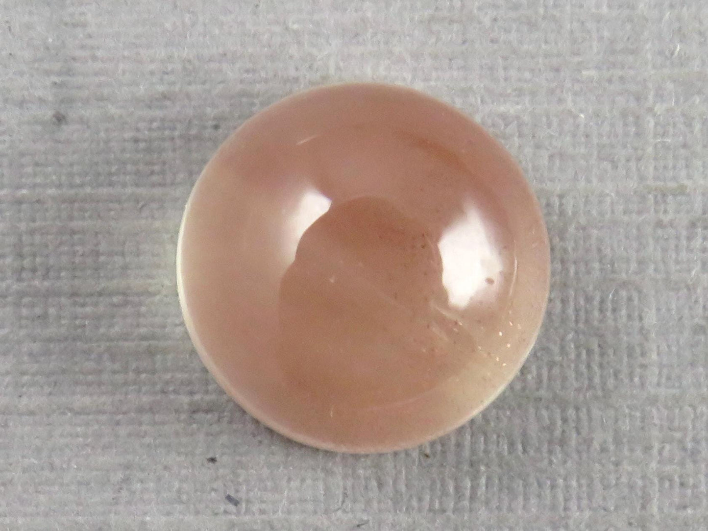 10mm Oregon Sunstone Round Cabochon | Natural American Gemstone | 5.4 carats | OSC349 - Oregon Sunstone - GemEnthusiast