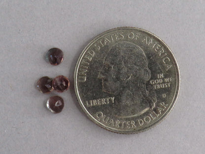 4mm Oregon Sunstone Lot | Red with Zoning and Striations | Faceted Round Gemstones | OSF247 - - GemEnthusiast