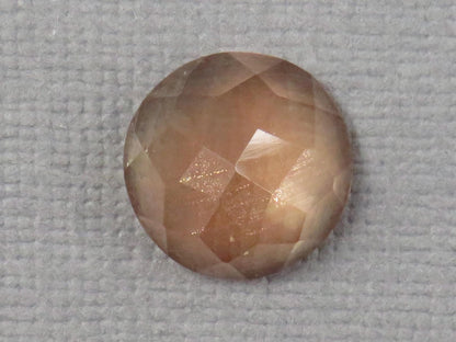 11mm Oregon Sunstone - Rose Cut Rose Cut Round | 4.62ct | Sun Crystal Mine, Oregon Sunstone | OSR121 - - GemEnthusiast