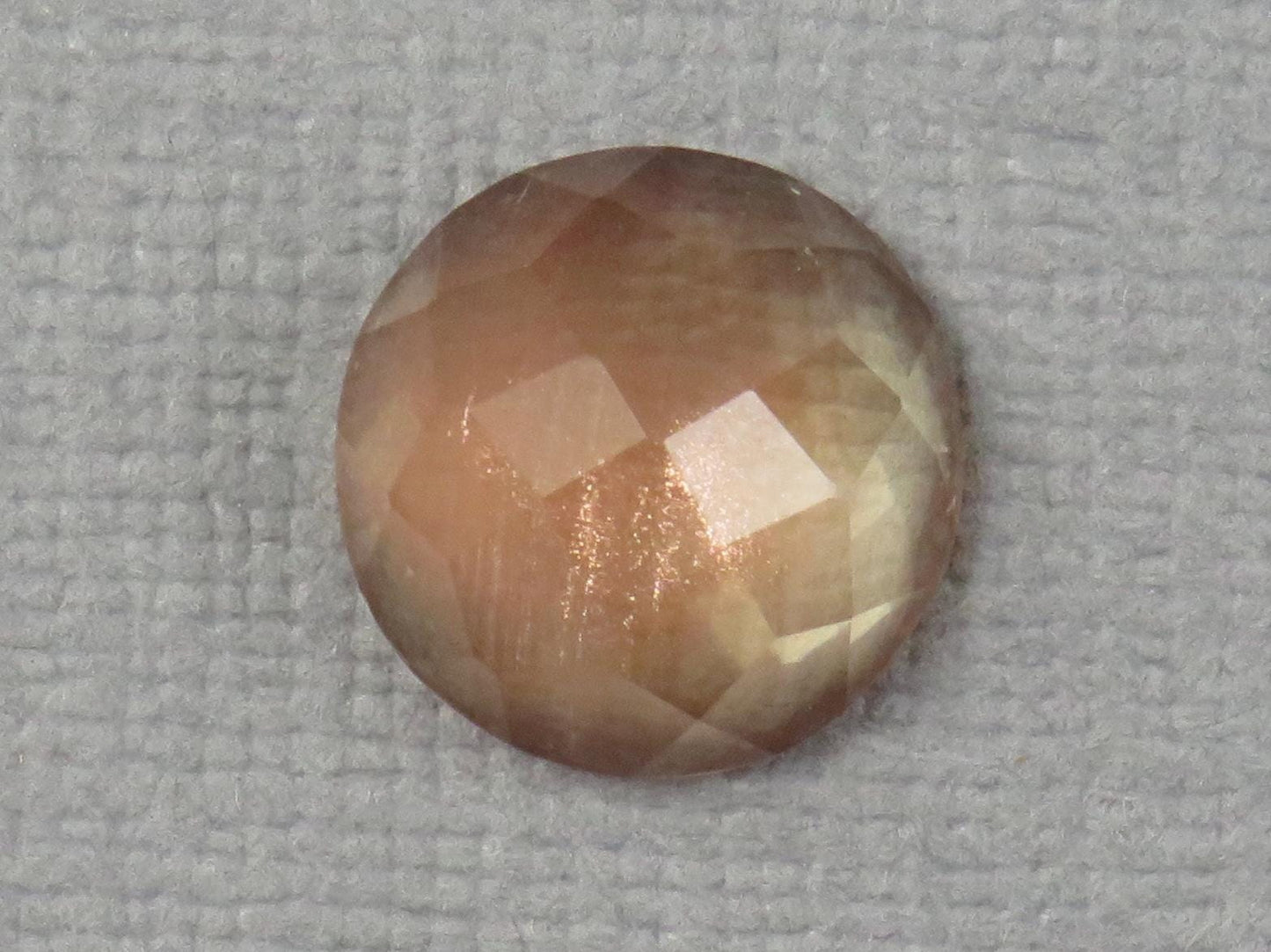 11mm Oregon Sunstone - Rose Cut Rose Cut Round | 4.62ct | Sun Crystal Mine, Oregon Sunstone | OSR121 - - GemEnthusiast