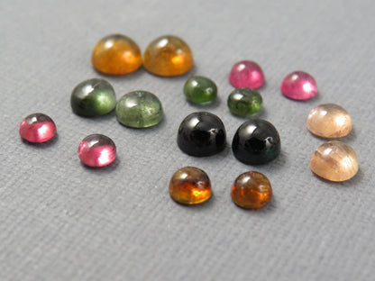 Lot of Tourmaline Pairs | Multi-Color | 4-6mm, 8.8ct | TO616 - - GemEnthusiast