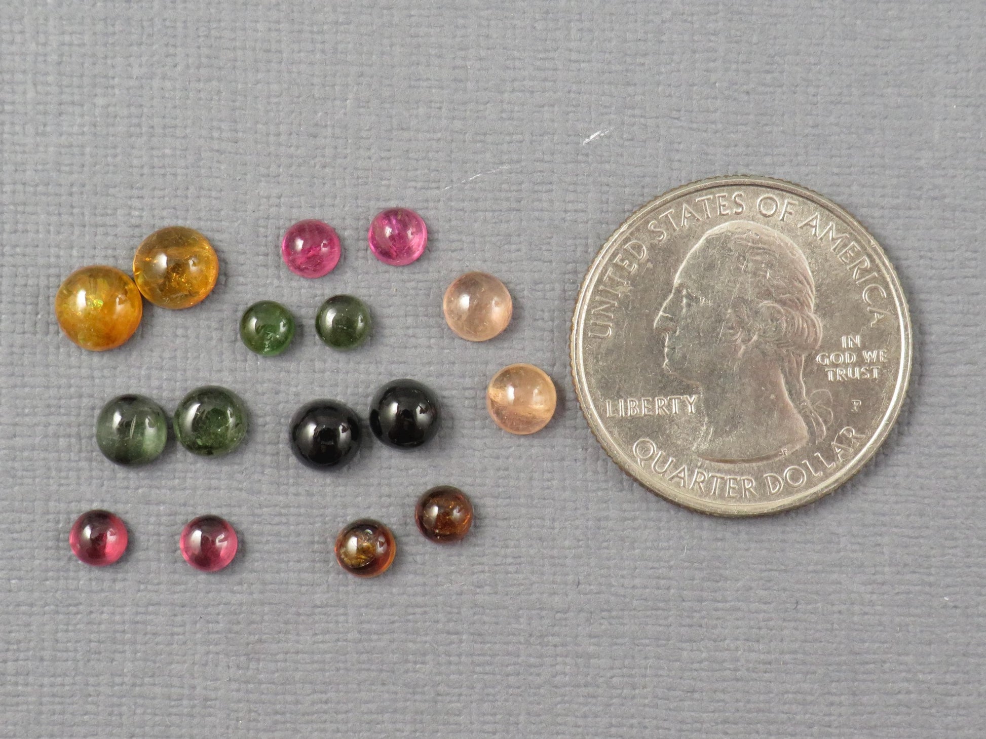 Lot of Tourmaline Pairs | Multi-Color | 4-6mm, 8.8ct | TO616 - - GemEnthusiast