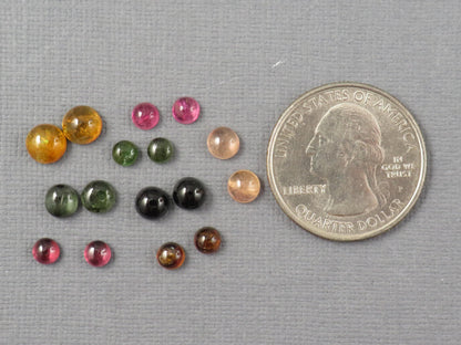 Lot of Tourmaline Pairs | Multi-Color | 4-6mm, 8.8ct | TO616 - - GemEnthusiast