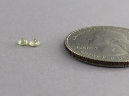 3mm Tourmaline Faceted Round | 3.1x3.1mm, 0.22ct | Himalaya Mine, California USA | CT105 - - GemEnthusiast