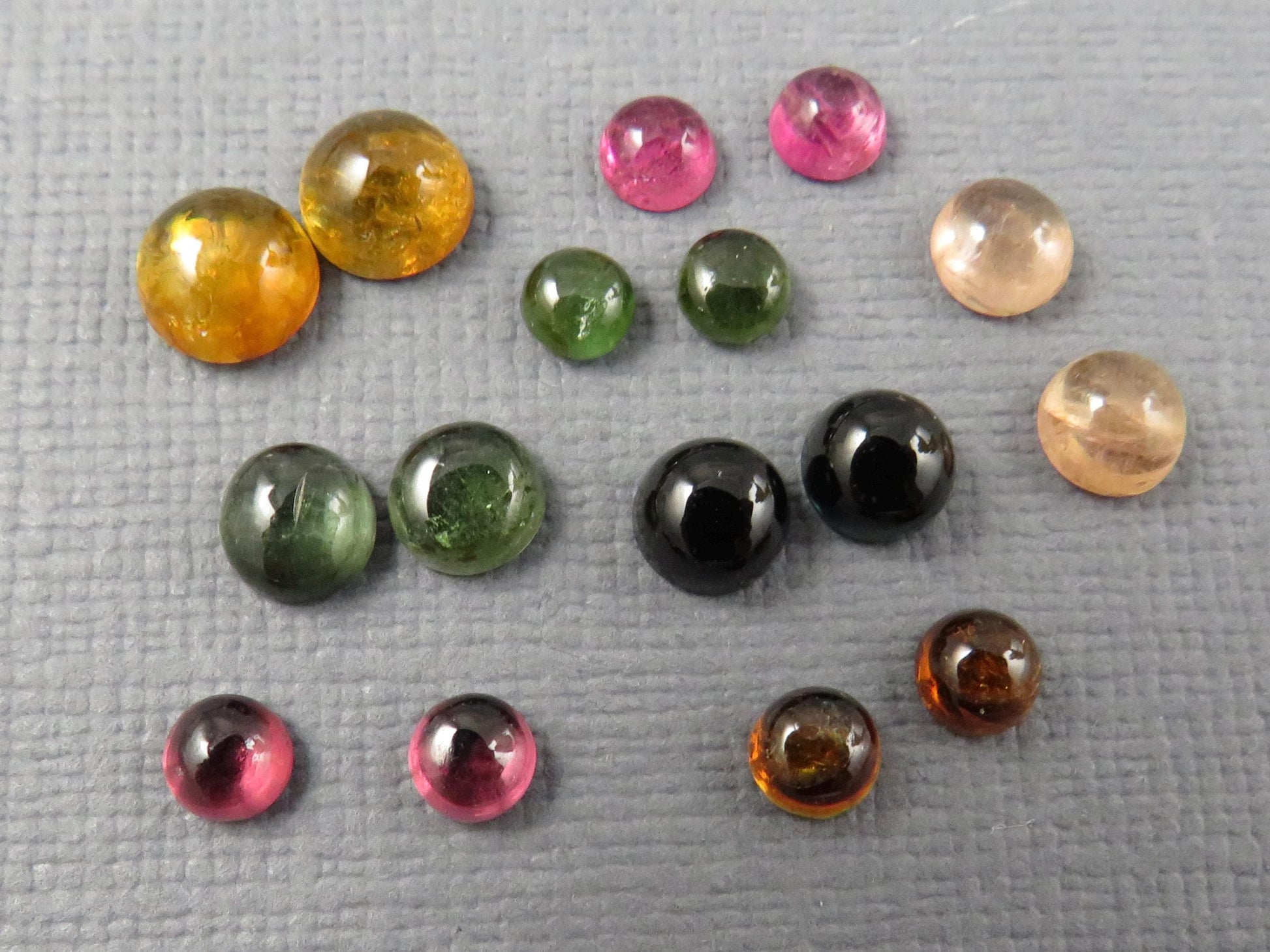 Lot of Tourmaline Pairs | Multi-Color | 4-6mm, 8.8ct | TO616 - - GemEnthusiast