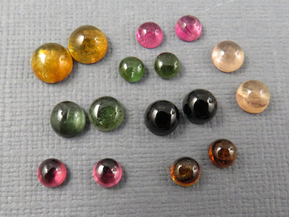 Lot of Tourmaline Pairs | Multi-Color | 4-6mm, 8.8ct | TO616 - - GemEnthusiast