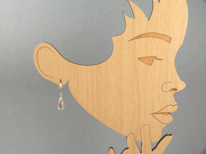 Oregon Sunstone Dangle Earrings | 14k Solid Gold | ER110 - - GemEnthusiast