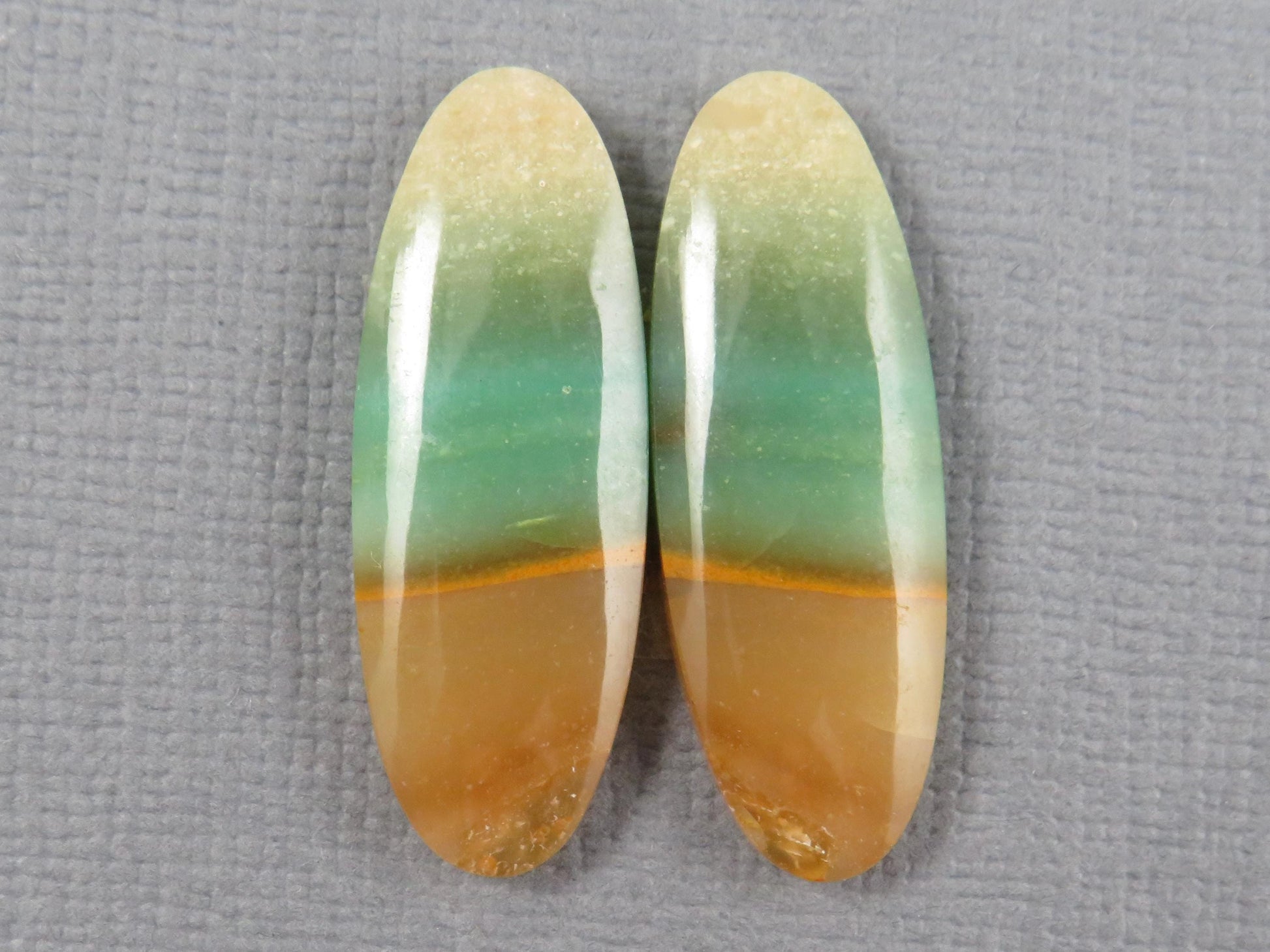 Opalized Wood Pair Lot | 26–30mm| Indonesia | WO255 - - GemEnthusiast