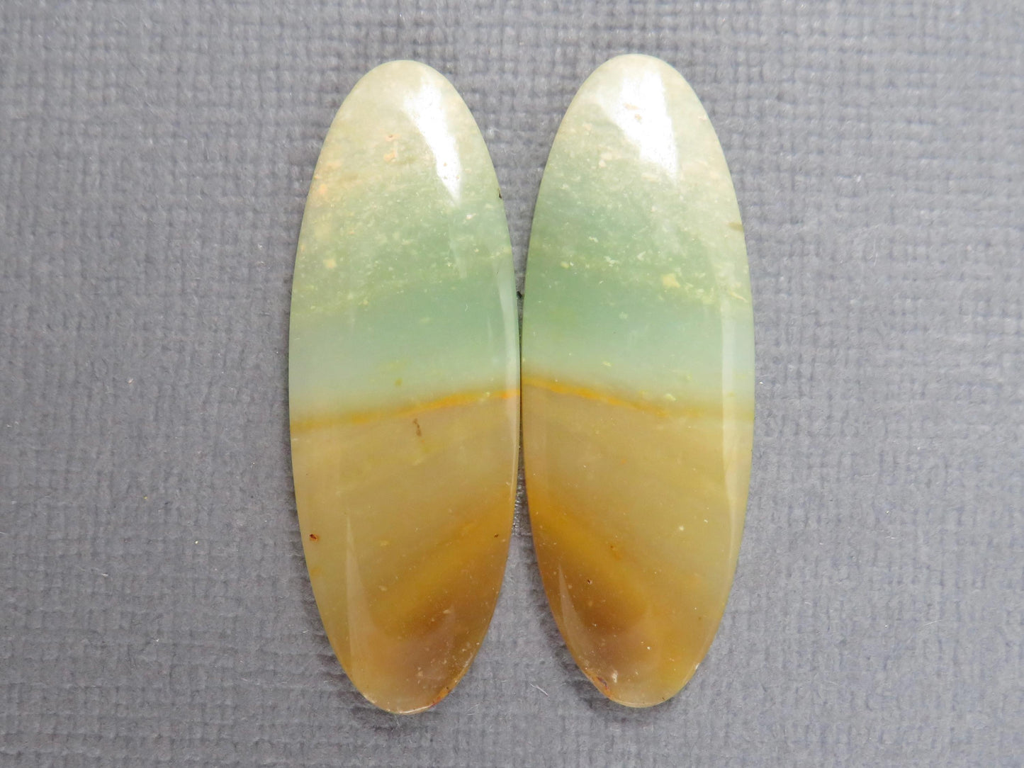 Opalized Wood Pair Lot | 29–32mm | 3 pairs | Indonesia | WO256 - - GemEnthusiast