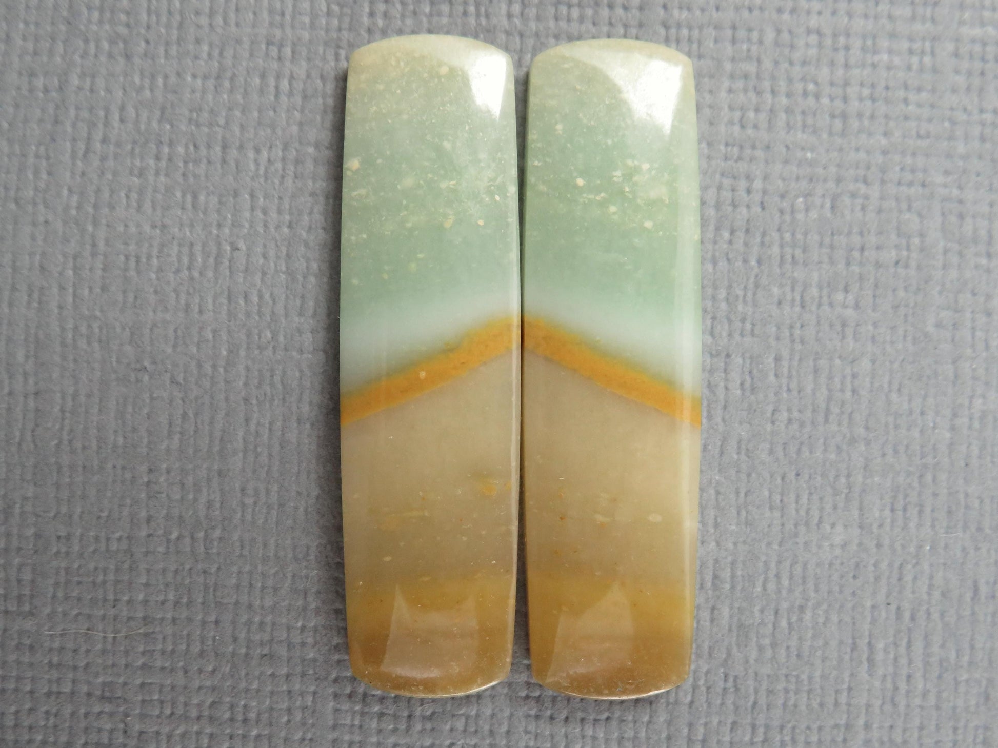 Opalized Wood Pair Lot | 29–32mm | 3 pairs | Indonesia | WO256 - - GemEnthusiast