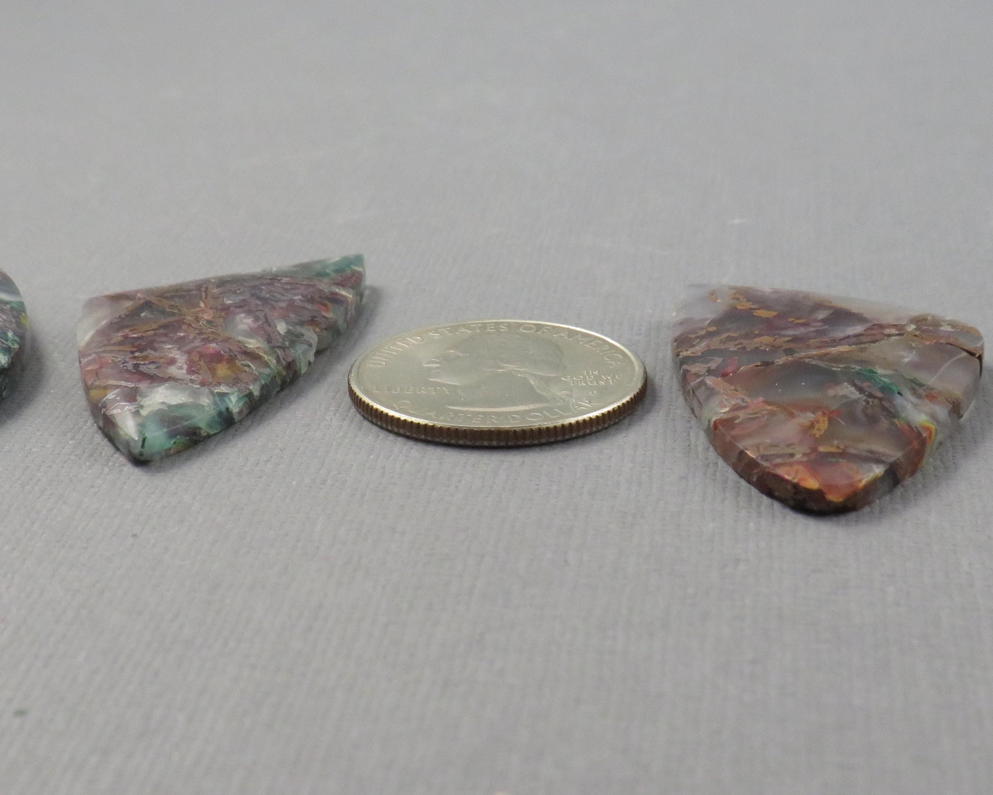 Confetti Chalcedony Cabochon | 35.5–43mm, avg 38.08ct | Sold Per Stone | Indonesia | CF108 - - GemEnthusiast