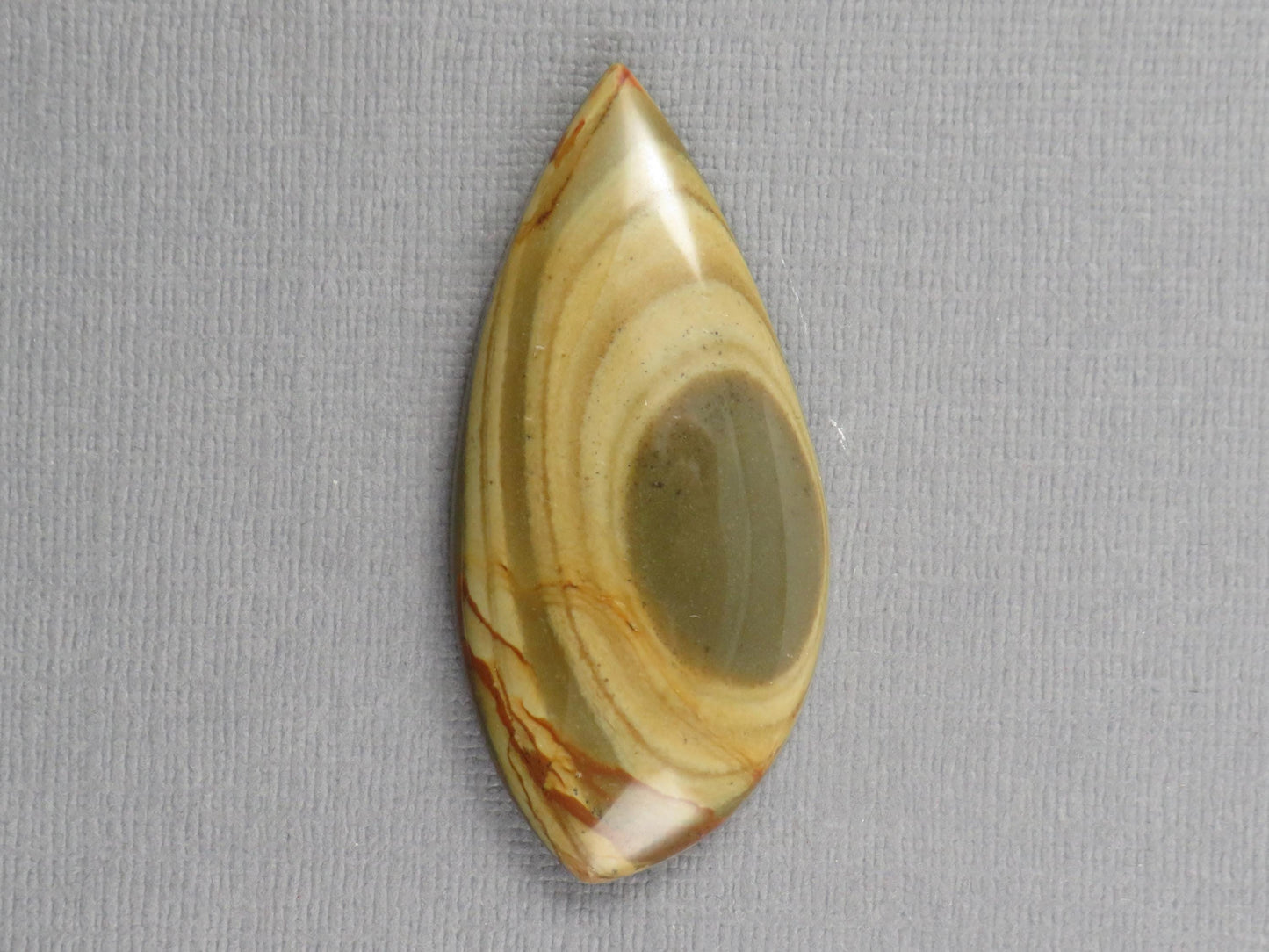 Owyhee Picture Jasper Cabochon | 48x25mm, 58.6ct | Owyhee Mountains in Oregon USA | JS388 - - GemEnthusiast