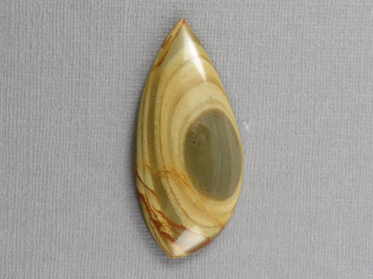 Owyhee Picture Jasper Cabochon | 48x25mm, 58.6ct | Owyhee Mountains in Oregon USA | JS388 - - GemEnthusiast