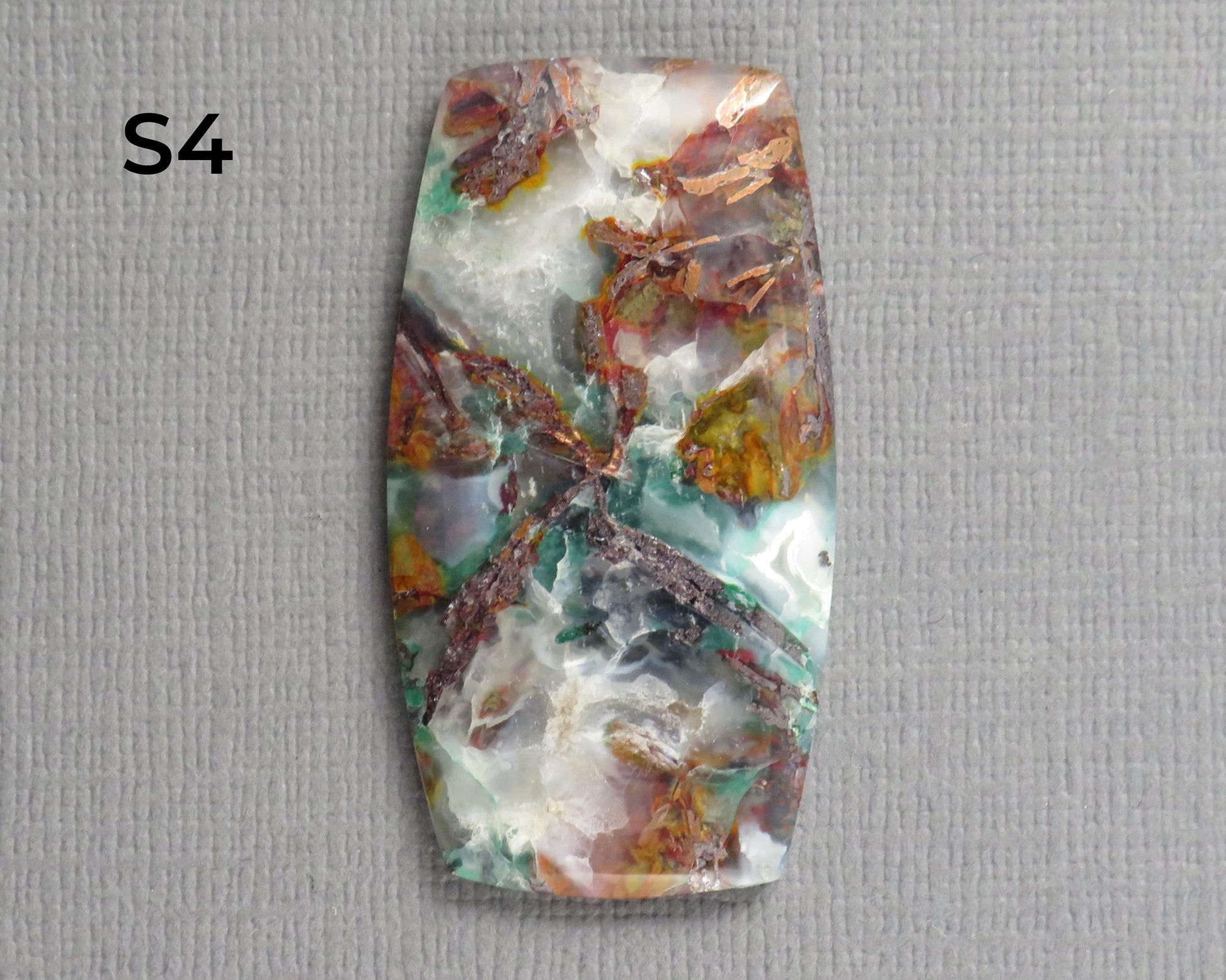 Confetti Chalcedony Cabochon | 35.5–43mm, avg 38.08ct | Sold Per Stone | Indonesia | CF108 - - GemEnthusiast