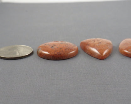 Crazy Lace Agate Cabochon Lot | 29–38mm, avg 35ct | 3-Stone Lot | Indonesia | AG401 - - GemEnthusiast