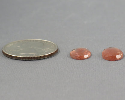 12x9 Oregon Sunstone Oval Rose Cut | Pendant Stone | avg 2.5ct | Per Stone | Oregon USA | OSR152 - - GemEnthusiast