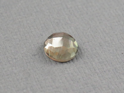 Green Blue Oregon Sunstone Round Rose Cut | Rare Pendant Stone | 6x6mm, 0.9ct | Oregon USA | OSR148 - - GemEnthusiast