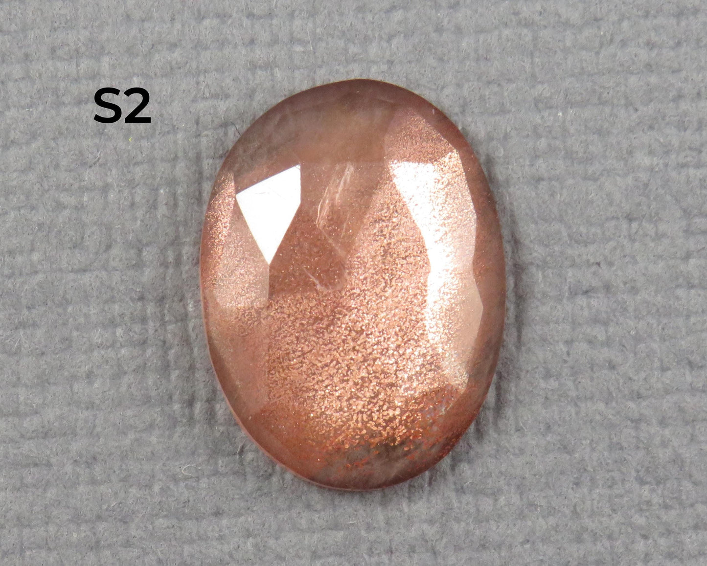 12x9 Oregon Sunstone Oval Rose Cut | Pendant Stone | avg 2.5ct | Per Stone | Oregon USA | OSR152 - - GemEnthusiast