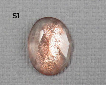12x9 Oregon Sunstone Oval Rose Cut | Pendant Stone | avg 2.5ct | Per Stone | Oregon USA | OSR152 - - GemEnthusiast