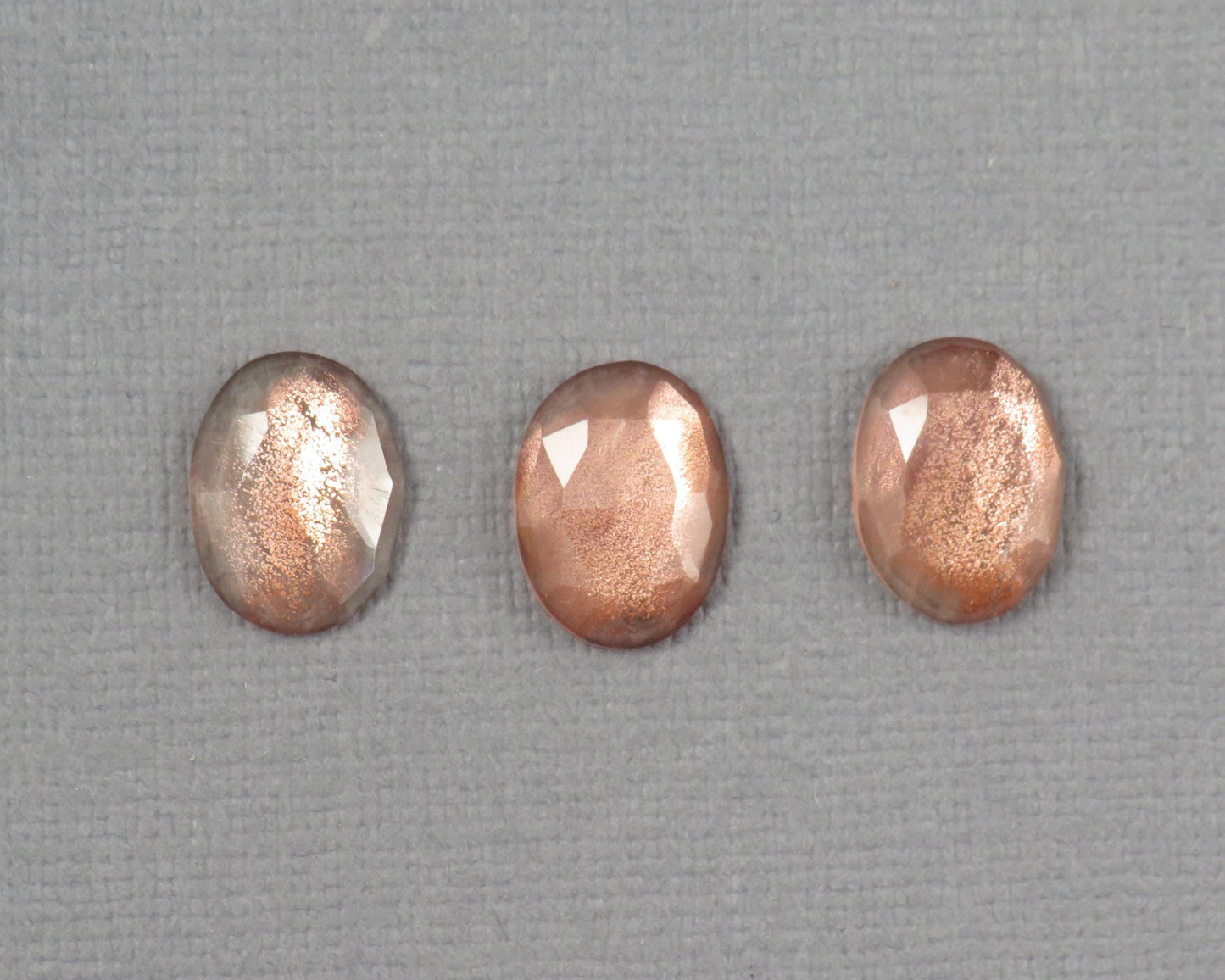 12x9 Oregon Sunstone Oval Rose Cut | Pendant Stone | avg 2.5ct | Per Stone | Oregon USA | OSR152 - - GemEnthusiast