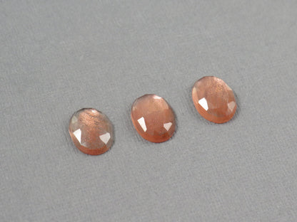 12x9 Oregon Sunstone Oval Rose Cut | Pendant Stone | avg 2.5ct | Per Stone | Oregon USA | OSR152 - - GemEnthusiast