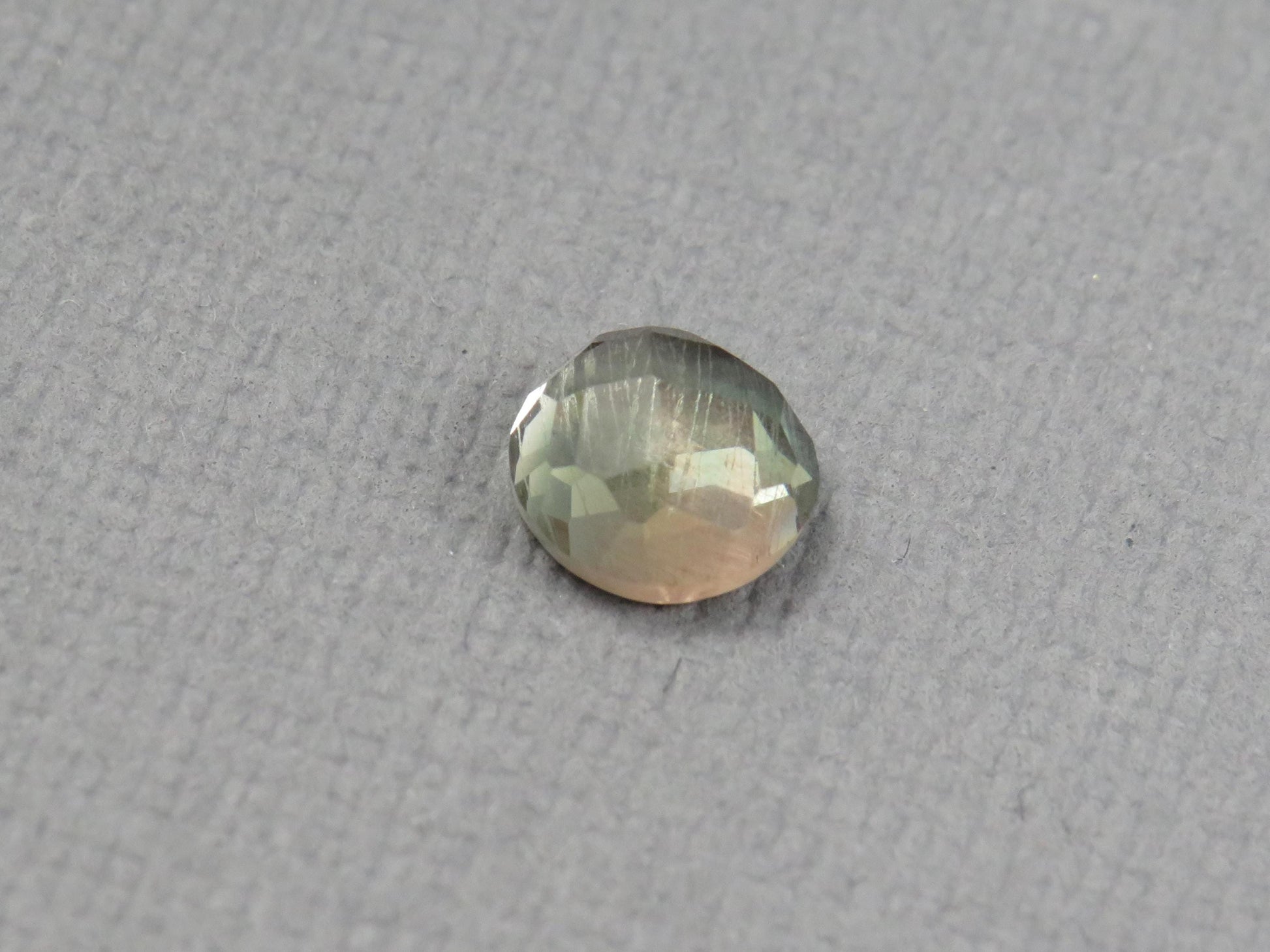 Green Blue Oregon Sunstone Round Rose Cut | Rare Pendant Stone | 6x6mm, 0.9ct | Oregon USA | OSR148 - - GemEnthusiast
