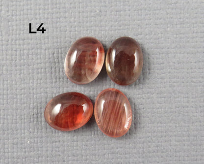 8x6 Oregon Sunstone Cabochons | 4 Stones | Sold Per Lot | Gemstone from Oregon USA | OSC362 - - GemEnthusiast