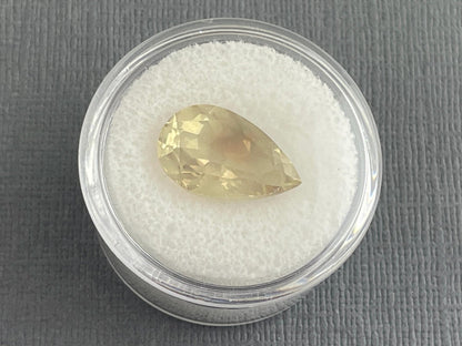 LARGE 15x10mm Oregon Sunstone Pear Gemstone | 5.8 carats | OSF189 - Oregon Sunstone - Gem Enthusiast