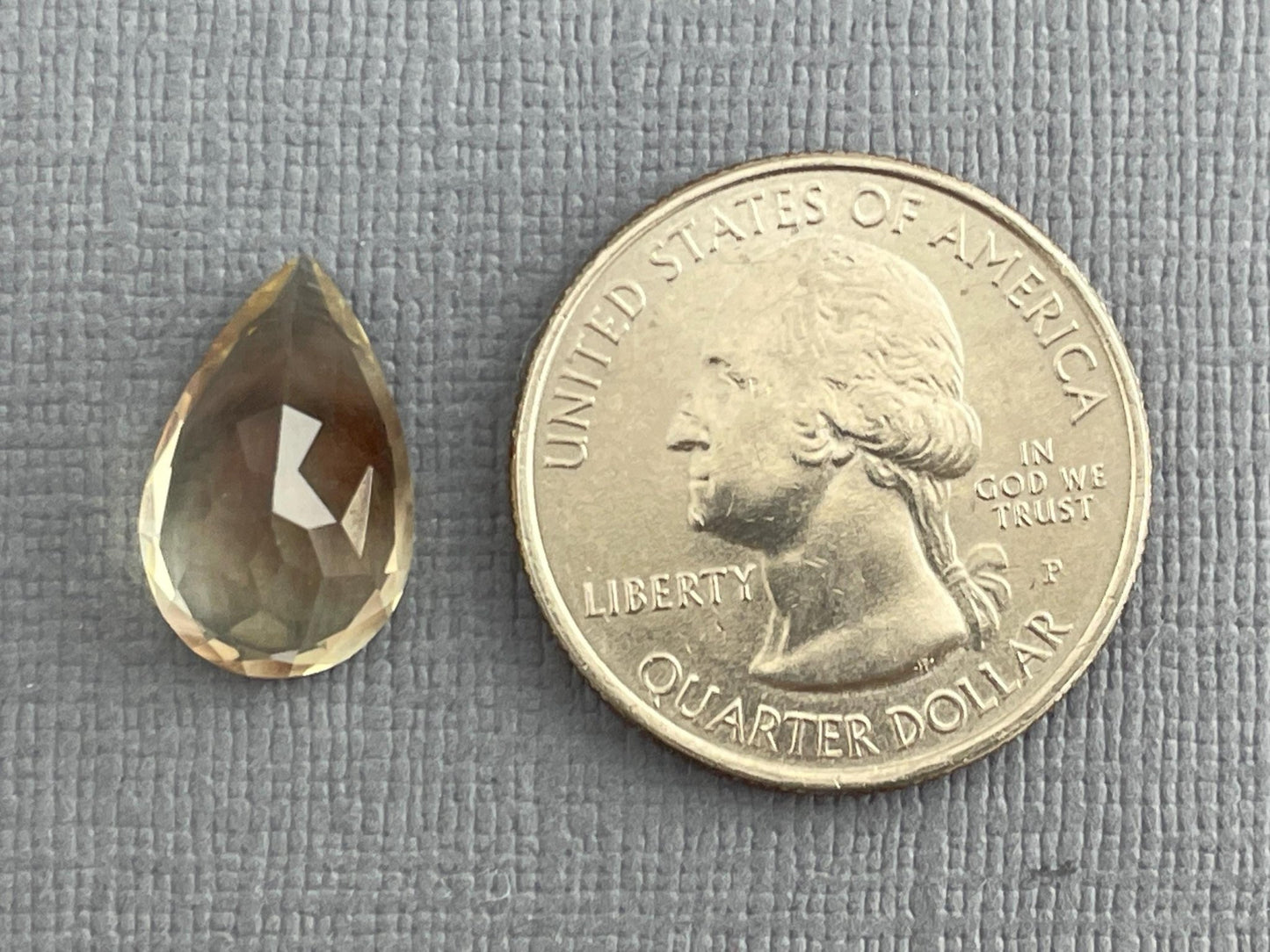 LARGE 15x10mm Oregon Sunstone Pear Gemstone | 5.8 carats | OSF189 - Oregon Sunstone - Gem Enthusiast