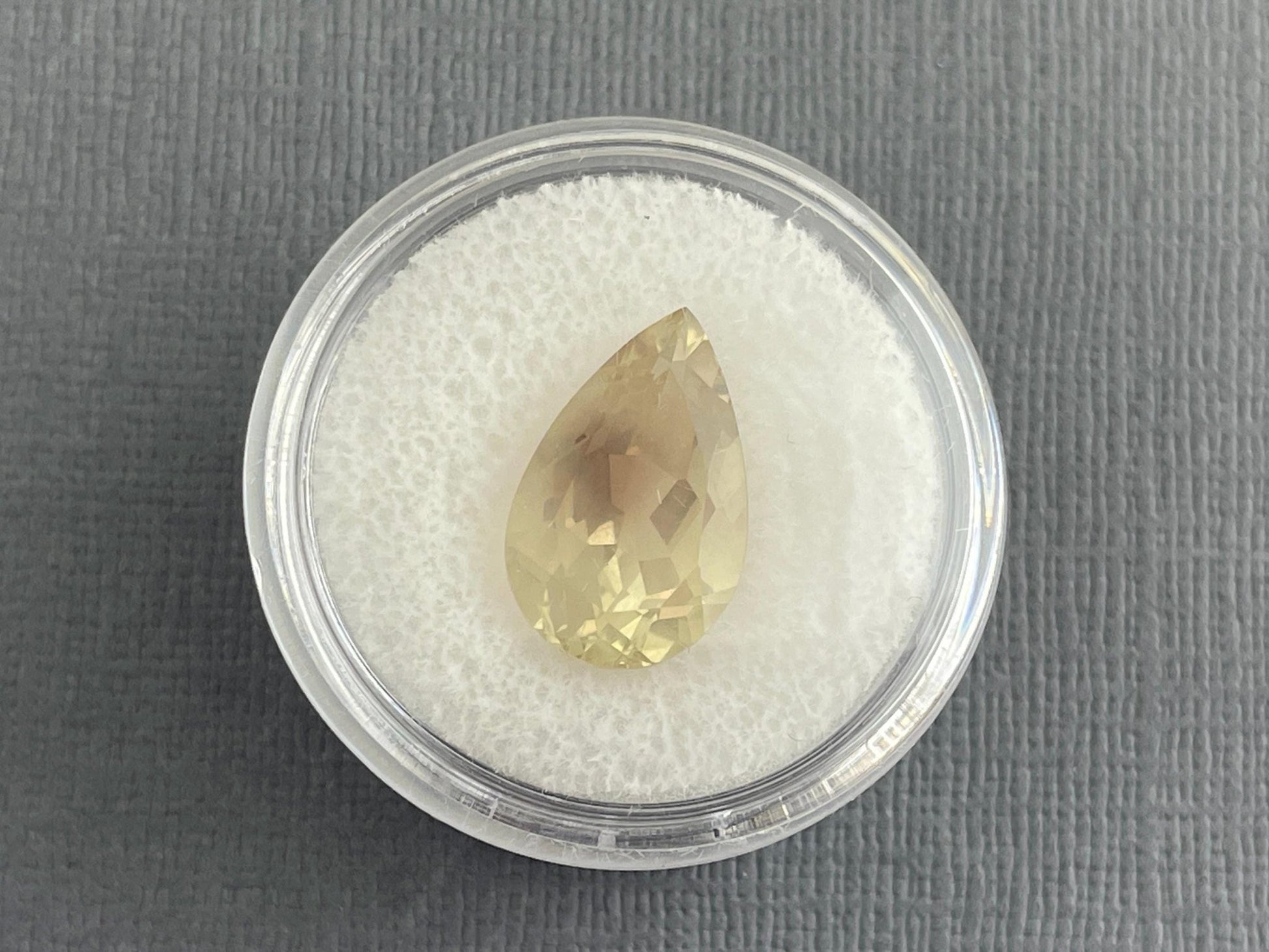 LARGE 15x10mm Oregon Sunstone Pear Gemstone | 5.8 carats | OSF189 - Oregon Sunstone - Gem Enthusiast