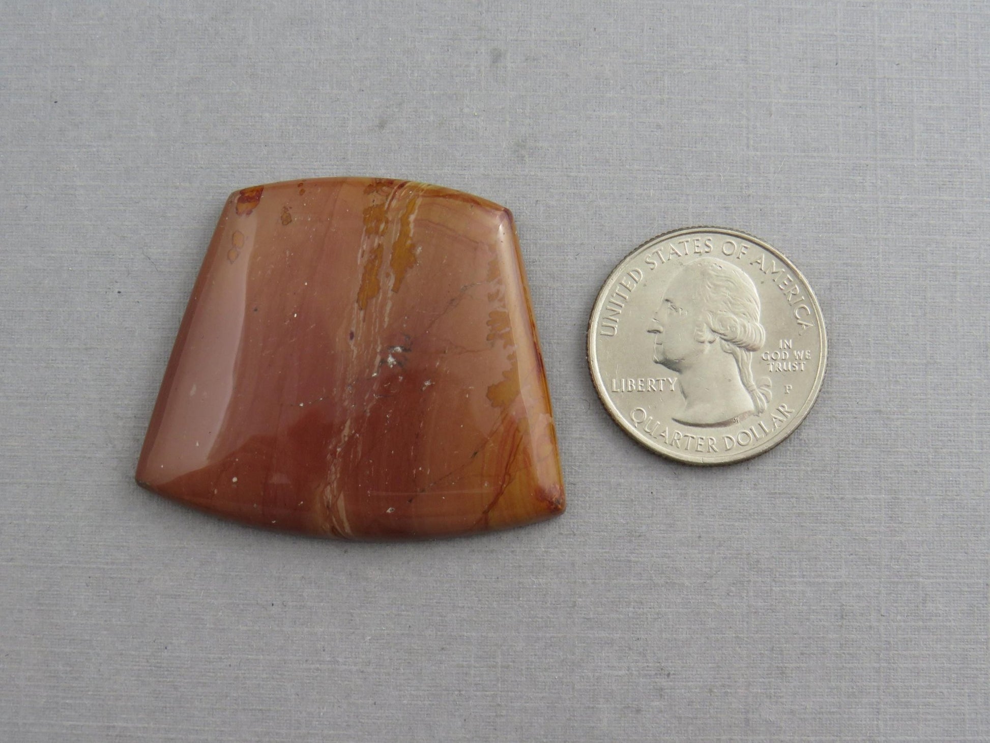 Large Antelope Jasper Cabochon | Oregon Idaho Gemstone | 43x36mm | Mined in the USA | JS312 - Gem Enthusiast